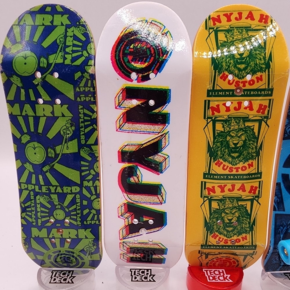 6 Tech Deck Lot Element Stickers Mini Skateboards Fingerboards - Picture 2 of 4